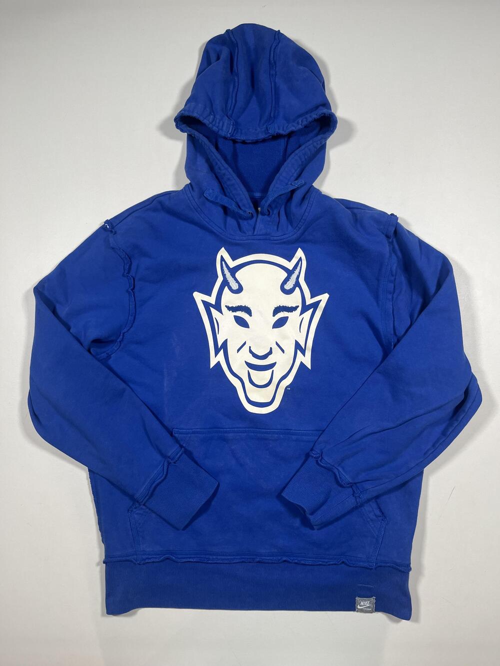 Vintage Duke Blue Devils Hoodie Sweatshirt Mens Large Blue NCAA Basketball Nike